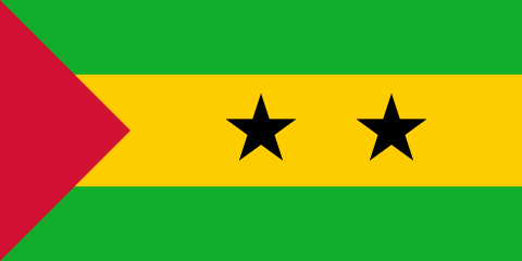 Sao Tome And Principe National Flag